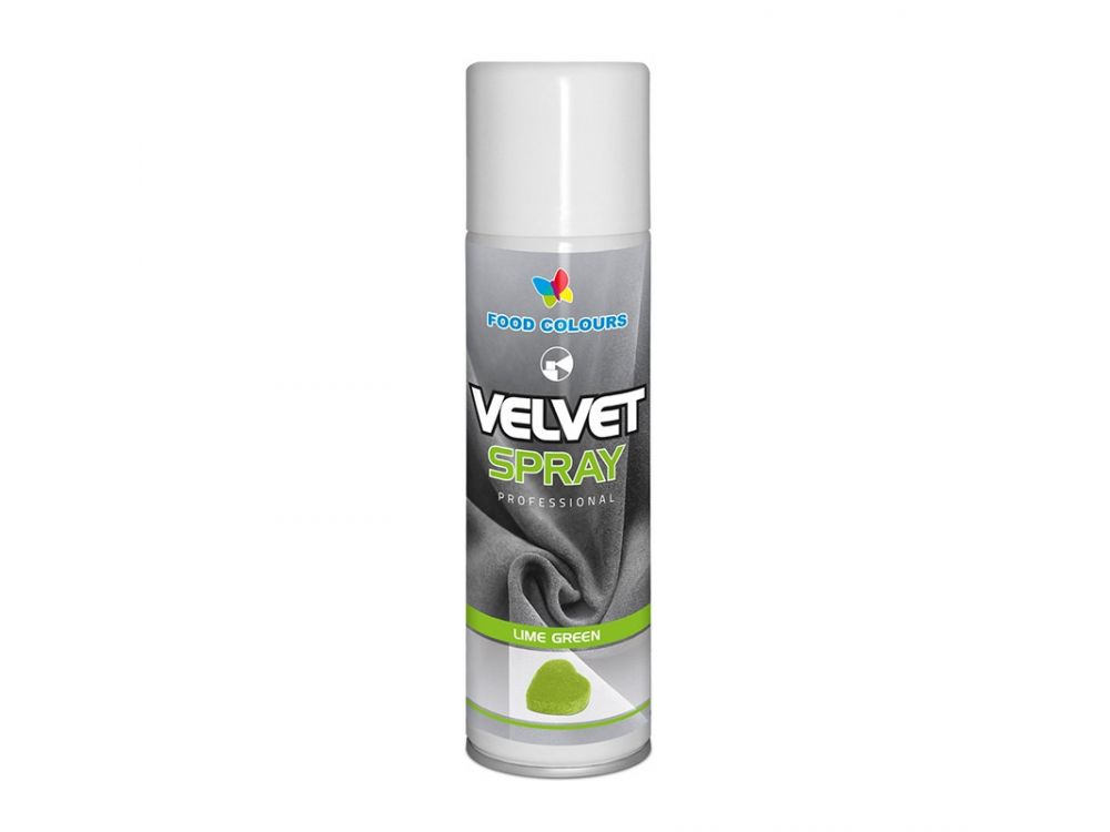 Velvet Spray - Food Colours - lime green, 250 ml