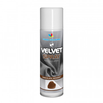 Zamsz w sprayu Velvet Spray - Food Colours - czekolada deserowa, 250 ml