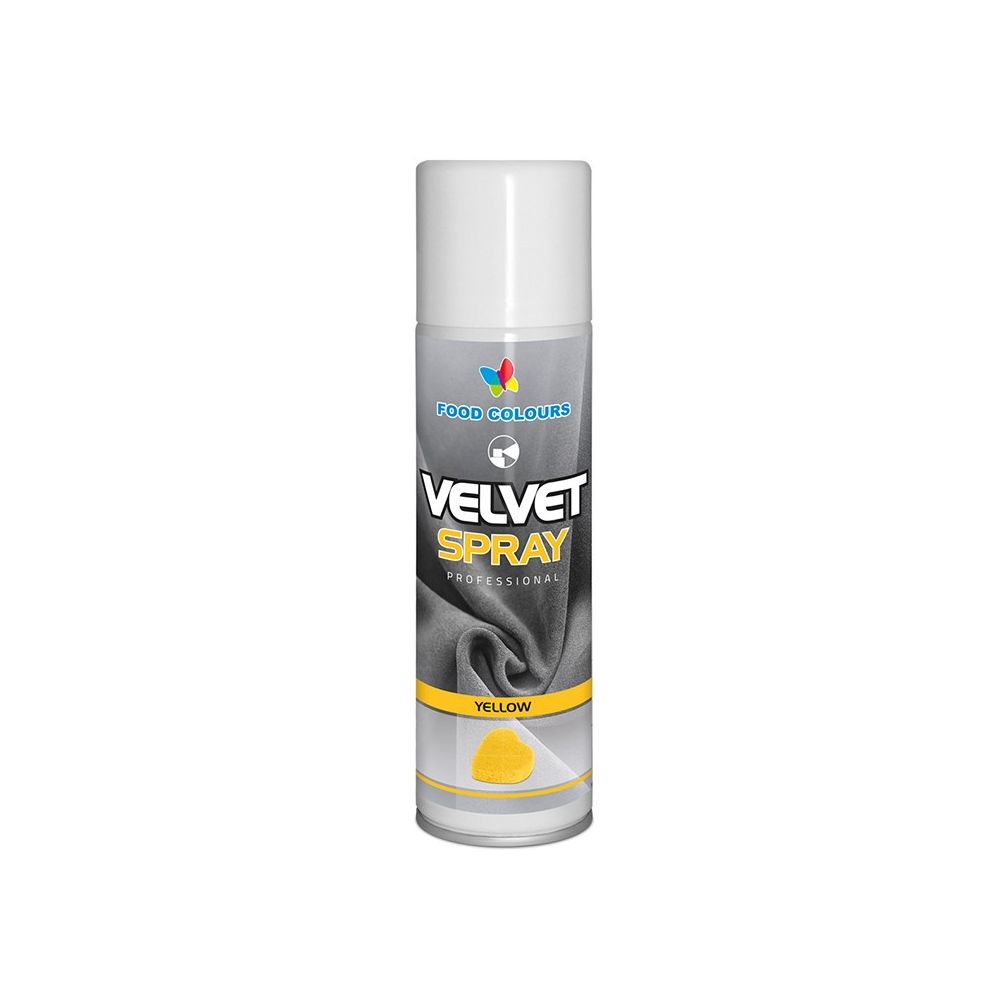 Velvet Spray - Food Colours - yellow, 250 ml