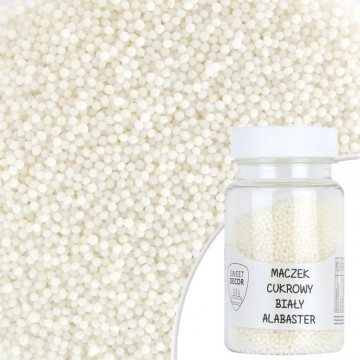 Posypka cukrowa Maczek - biały alabaster, 75 g