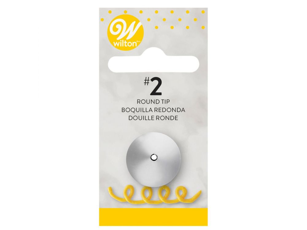 Decoration tip - Wilton - round, No. 2