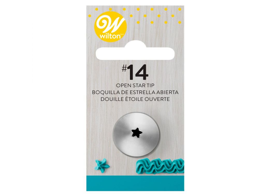 Decoration tip - Wilton - open star, no. 14