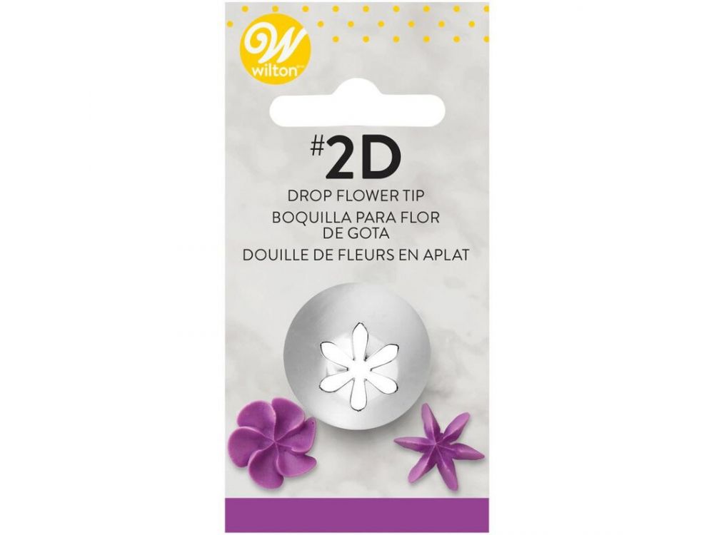 Cake decorating tip - Wilton - flower, no. 2D