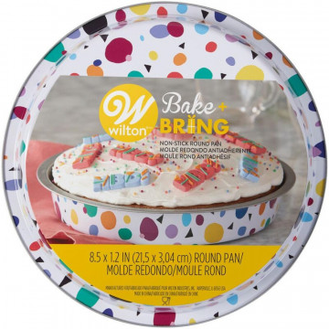 Forma do pieczenia Bake and Bring - Wilton - okrągła, 21,5 x 5 cm