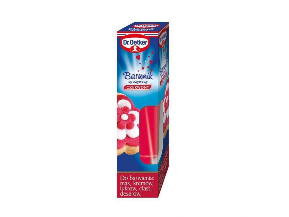 Food dye - Dr. Oetker - red, 10 g