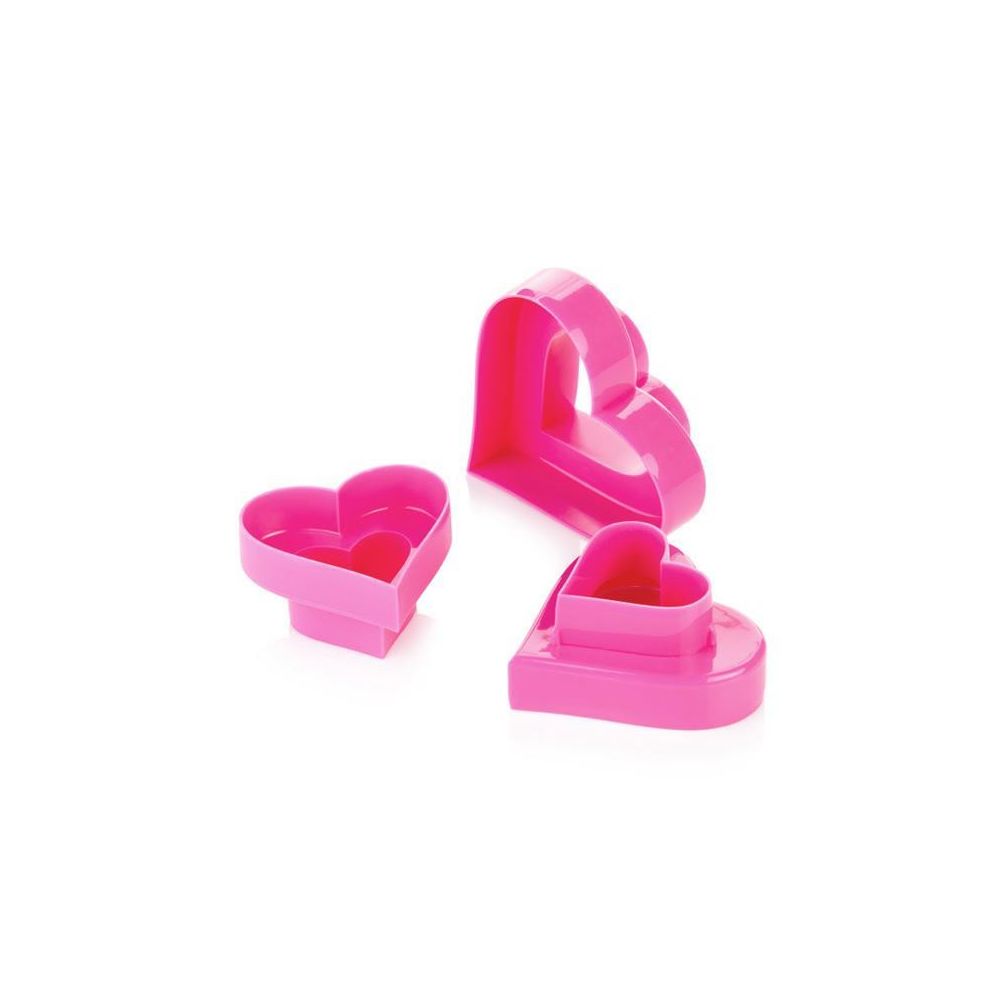 Molds, cookie cutters - Tescoma - hearts, double-sided, 6 sizes