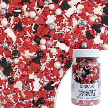 Sugar sprinkles - Hello Mickey Mouse, mix, 70 g