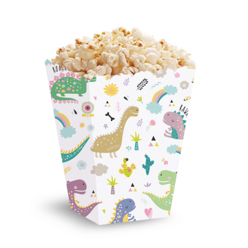 Boxes for popcorn - Dinosaurs, 6 pcs.
