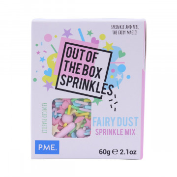 Sugar sprinkles - PME - Fairy Dust, mix, 60 g