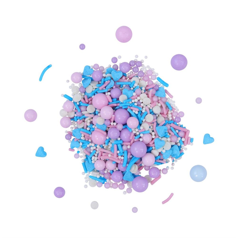 Sugar sprinkles - PME - Bubble Gum, mix, 60 g