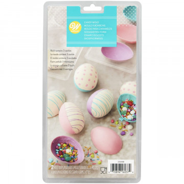 Chocolate mold - Wilton - Eggs, 6 pcs.