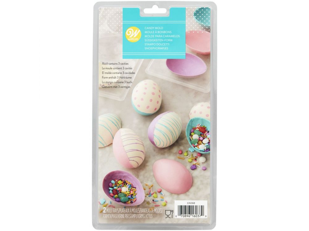 Chocolate mold - Wilton - Eggs, 6 pcs.