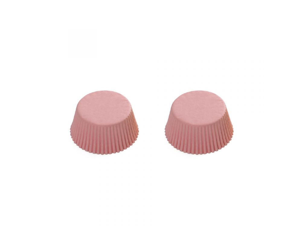 Papilotki na muffinki - Decora - różowe, 50 x 32 mm, 75 szt.