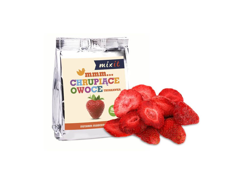 Freeze-dried fruit - Mixit - Crunchy Strawberry, 13 g