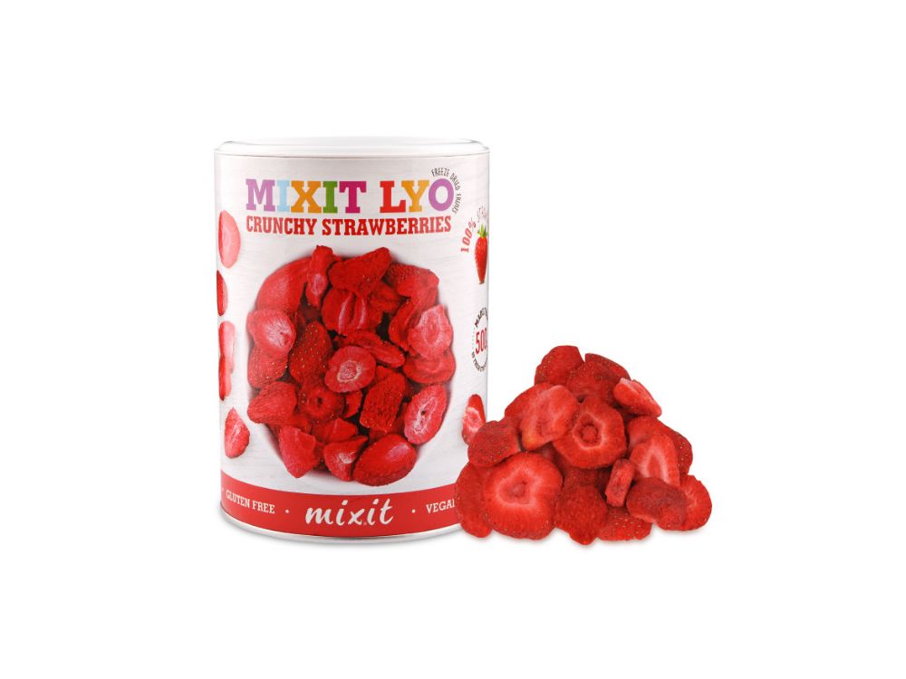 Freeze-dried fruit - Mixit - Crunchy Strawberry, 50 g