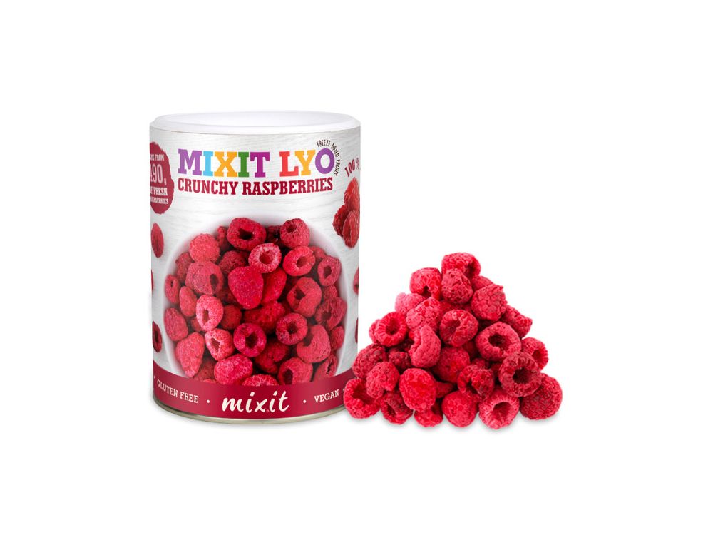 Freeze-dried fruit - Mixit - Crunchy Raspberry, 70 g