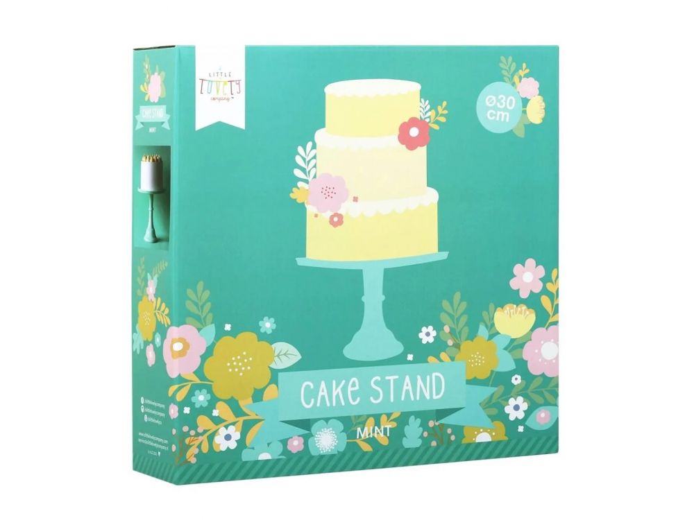 Cake Stand - A Little Lovely Company - mint, 30 cm