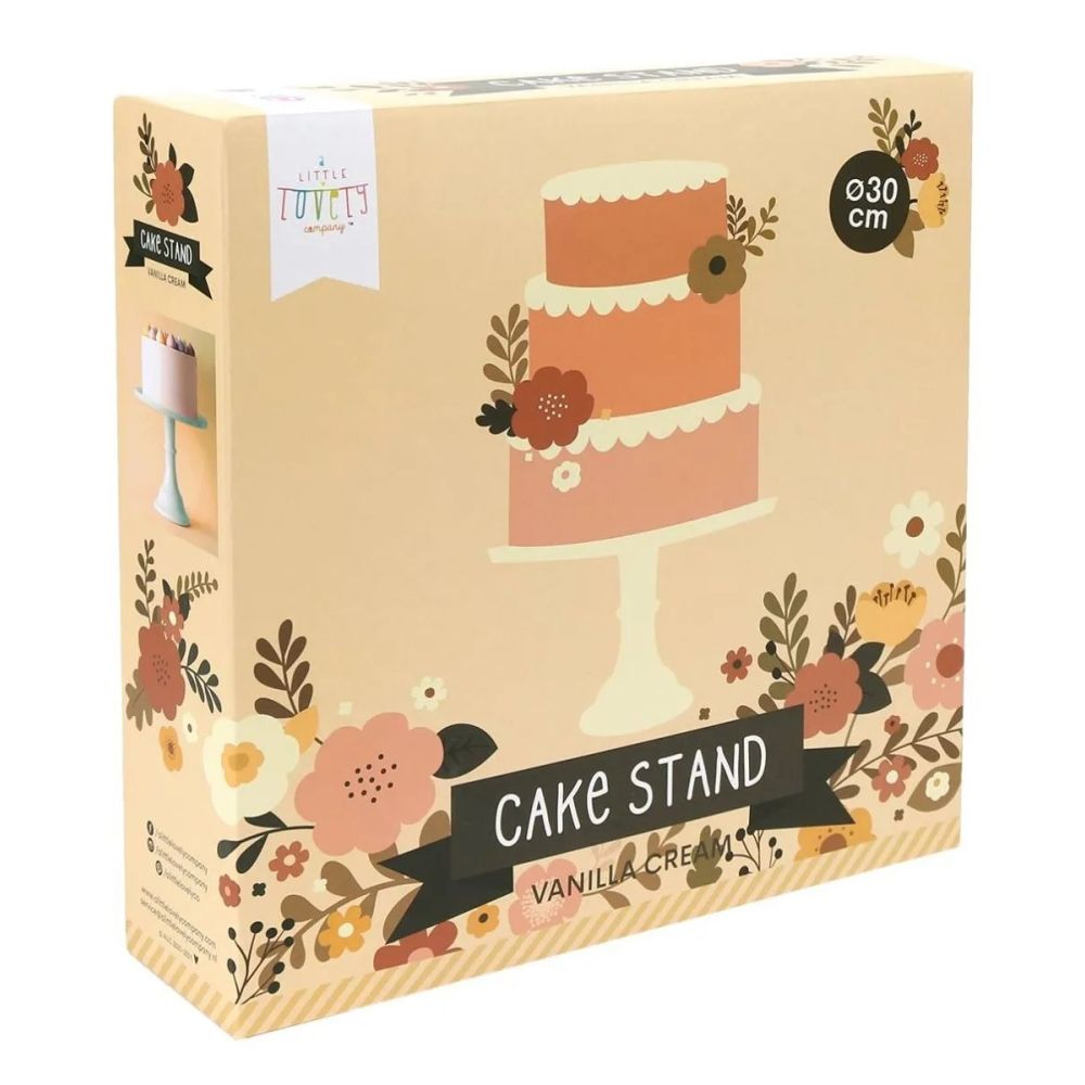 Cake Stand - A Little Lovely Company - vanilla cream, 30 cm