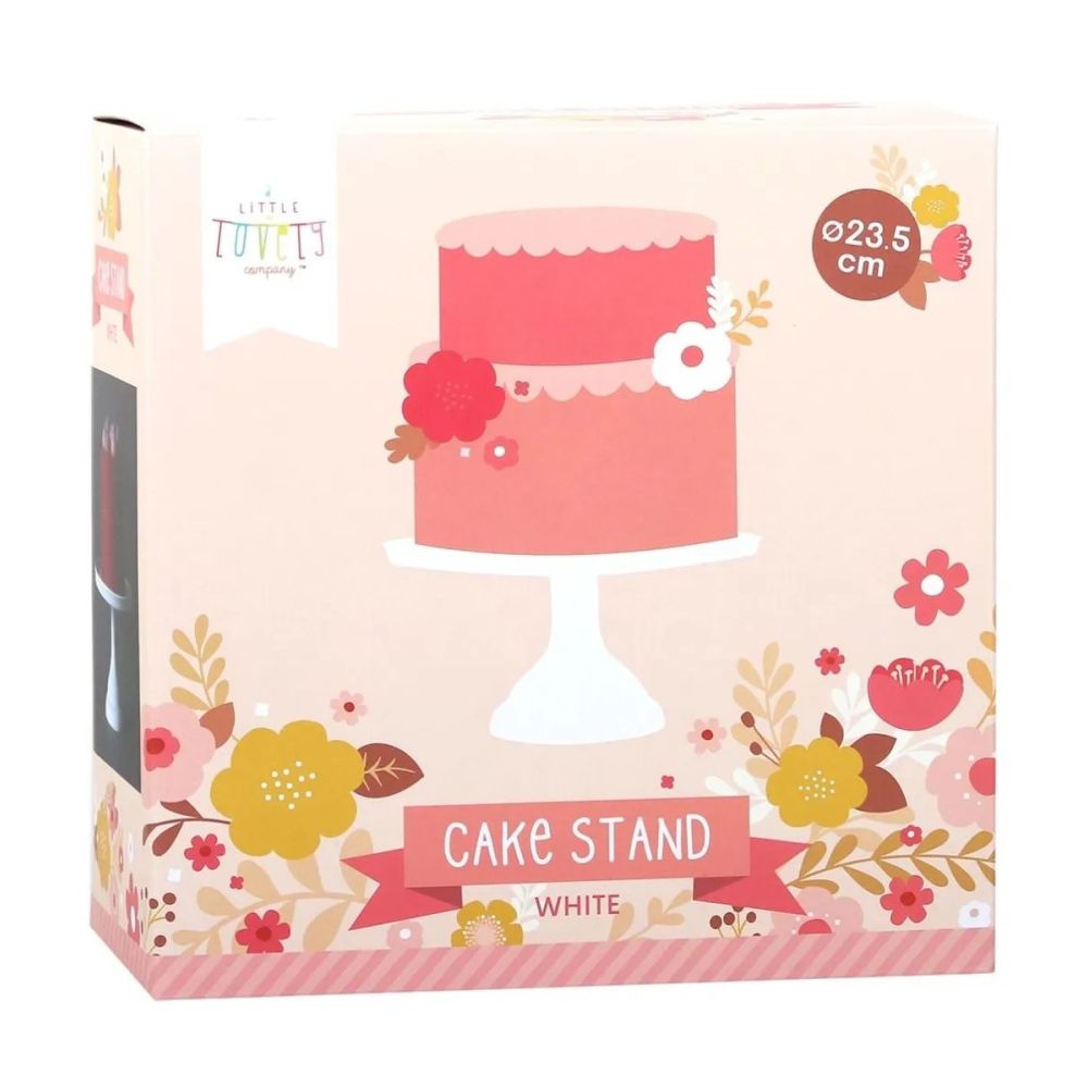 Cake Stand - A Little Lovely Company - white, 23.5 cm