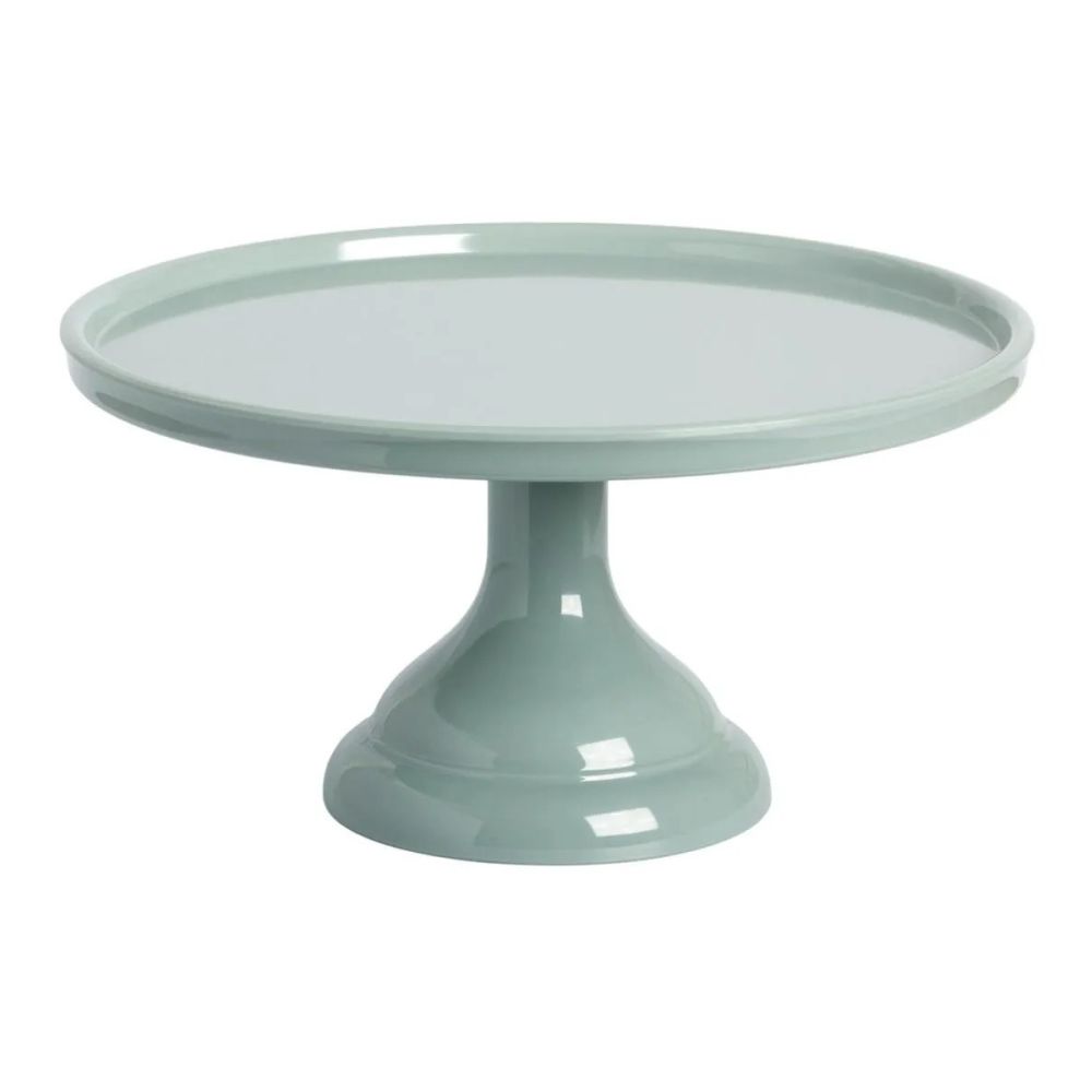 Cake Stand - A Little Lovely Company - sage green, 23.5 cm
