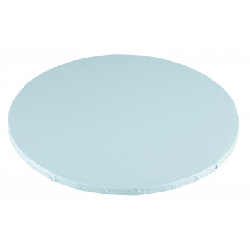 Cake base, round - thick, light blue, 25 cm