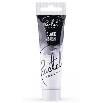 Food dye in gel - Fractal Colors - Black, 30 g