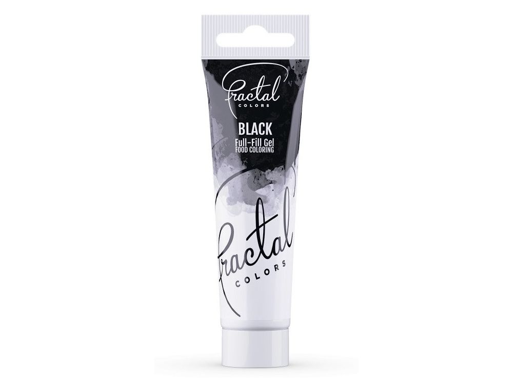 Food dye in gel - Fractal Colors - Black, 30 g