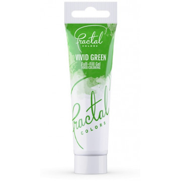 Food dye in gel - Fractal Colors - Vivid Green, 30 g