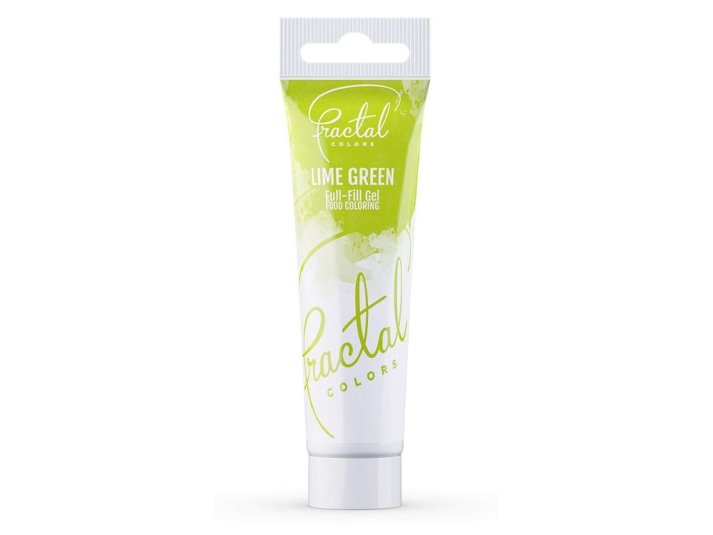 Barwnik spożywczy w żelu - Fractal Colors - Lime Green, 30 g