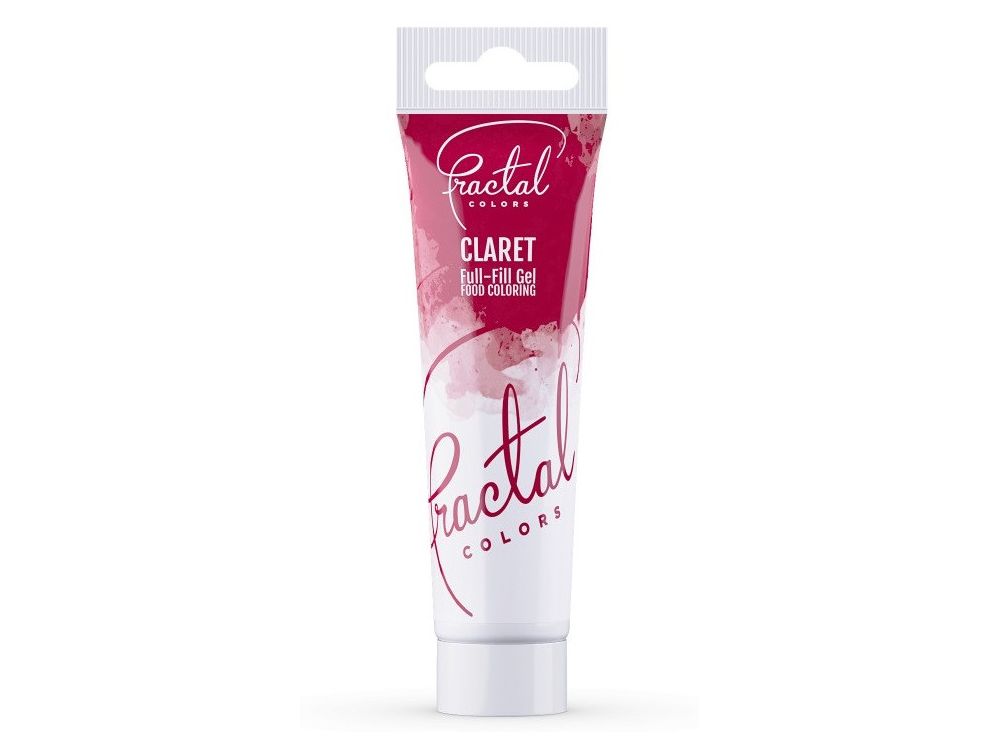 Barwnik spożywczy w żelu - Fractal Colors - Claret, 30 g