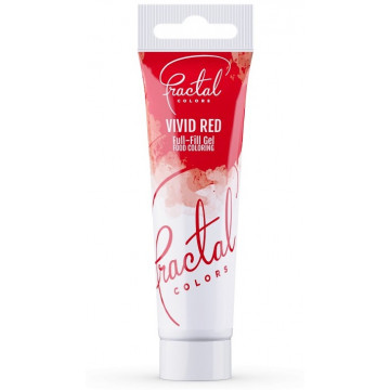 Food dye in gel - Fractal Colors - Vivid Red, 30 g