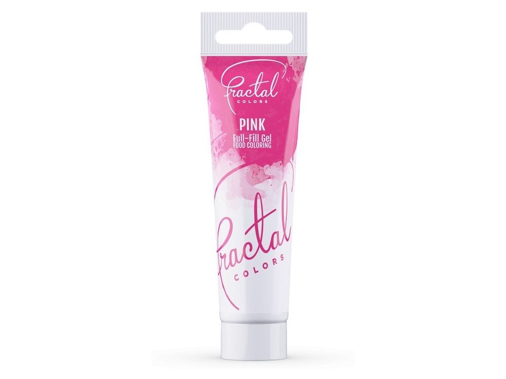 Food dye in gel - Fractal Colors - Pink, 30 g