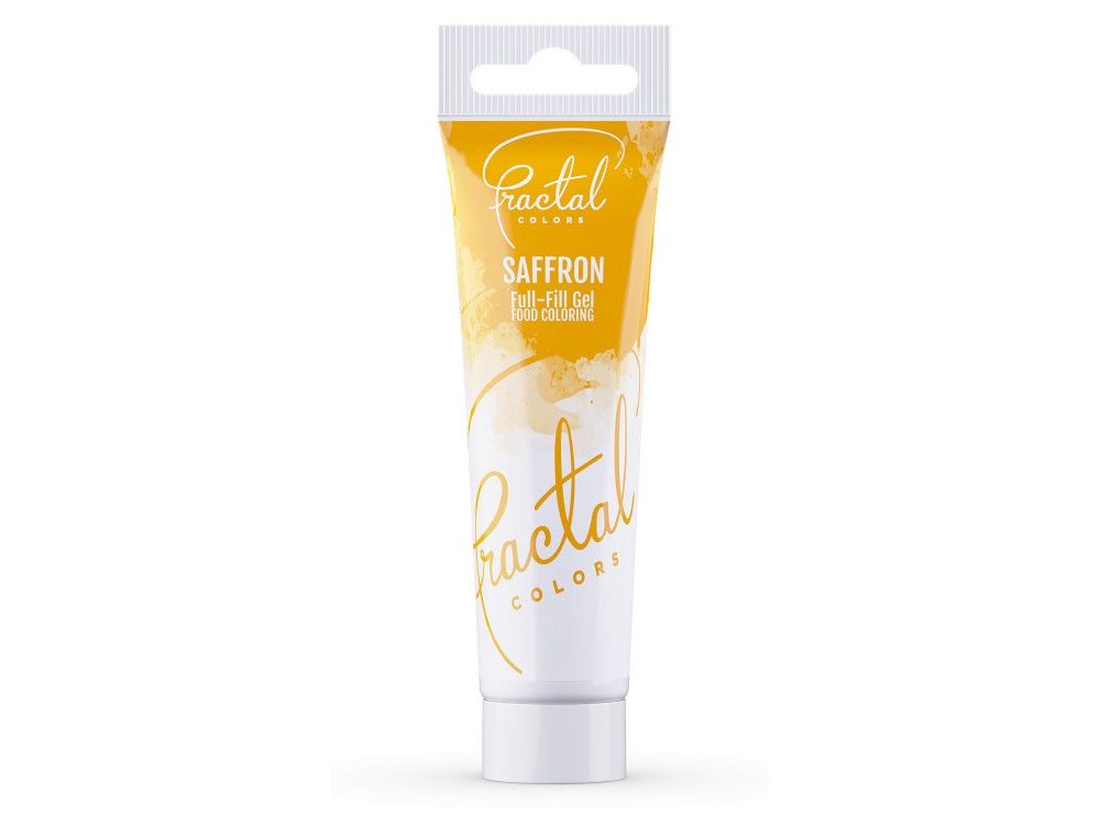 Food dye in gel - Fractal Colors - Saffron, 30 g