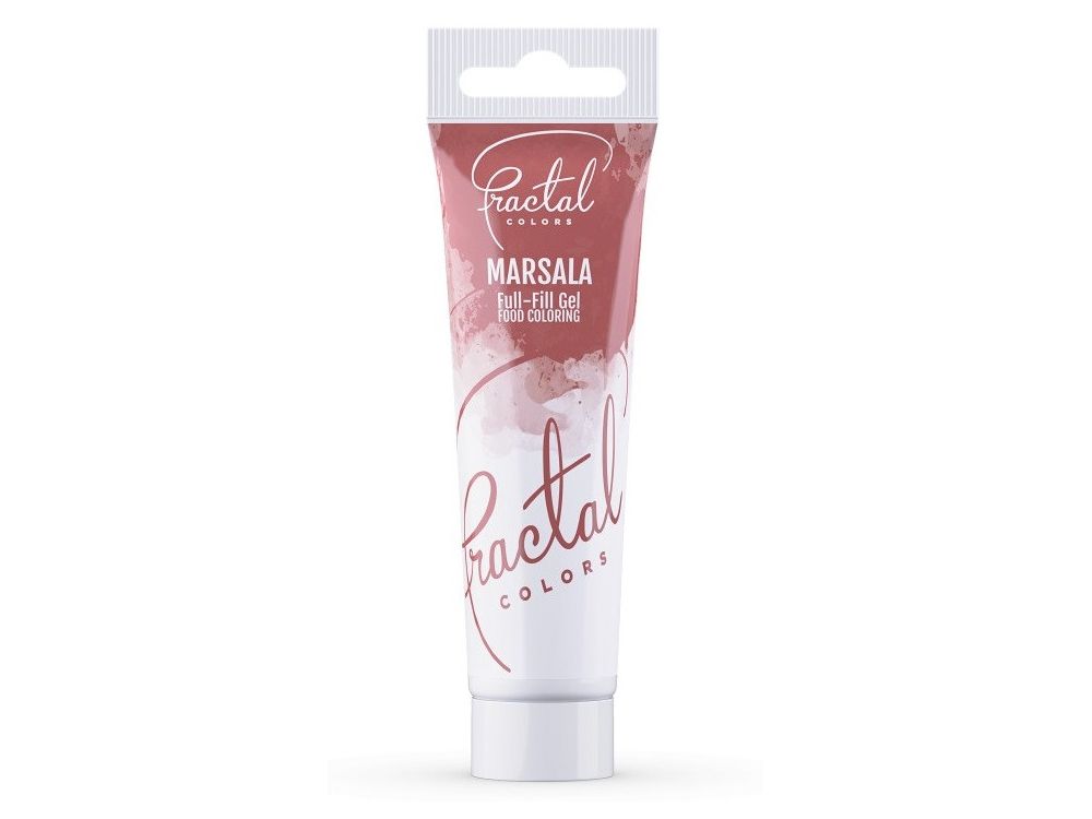 Food dye in gel - Fractal Colors - Marsala, 30 g