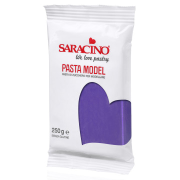 Modelling sugar paste, fondant - Saracino - purple, 250 g
