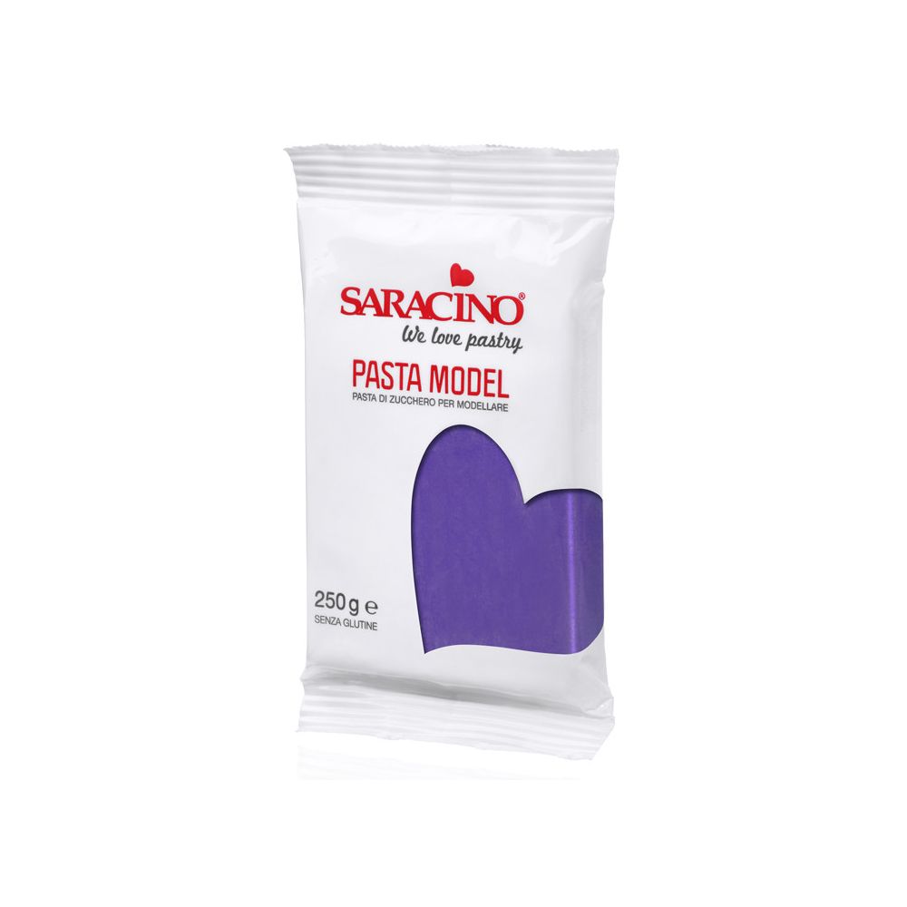 Modelling sugar paste, fondant - Saracino - purple, 250 g