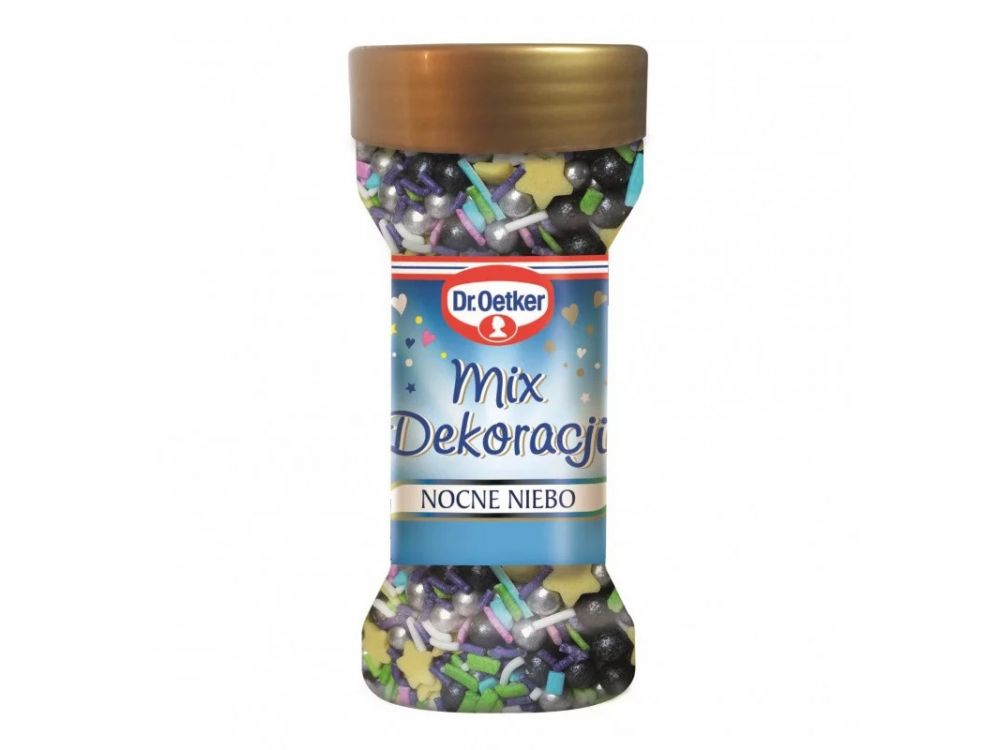 Posypka cukrowa - Dr. Oetker - Nocne Niebo, mix, 50 g