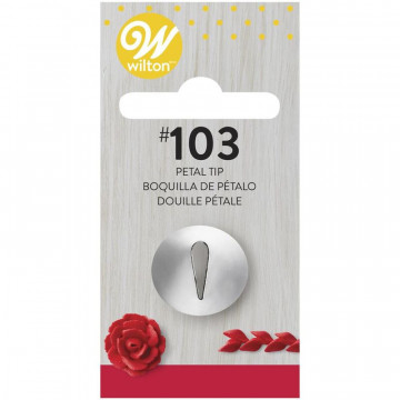 Decorating tip - Wilton - petal, no. 103