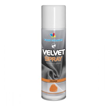 Zamsz w sprayu Velvet Spray - Food Colours - pomarańczowy, 250 ml