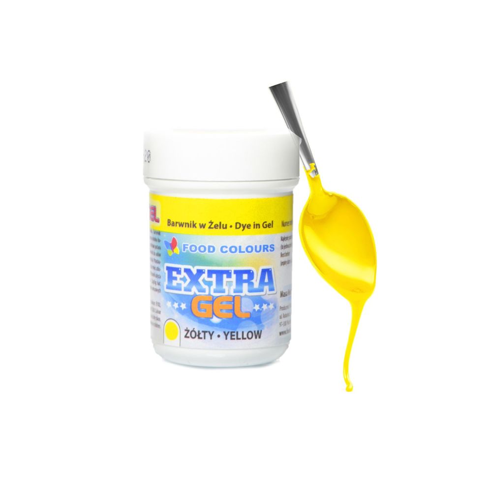 Food coloring Extra gel - Food Colors - yellow, 35 g