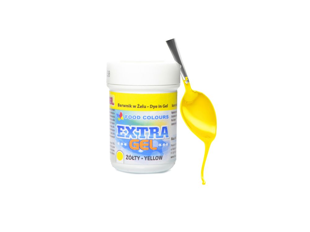 Food coloring Extra gel - Food Colors - yellow, 35 g