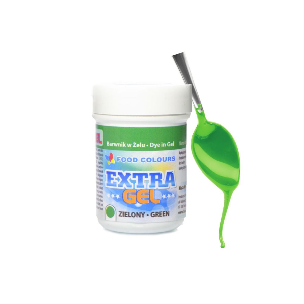 Food coloring Extra gel - Food Colors - green, 35 g