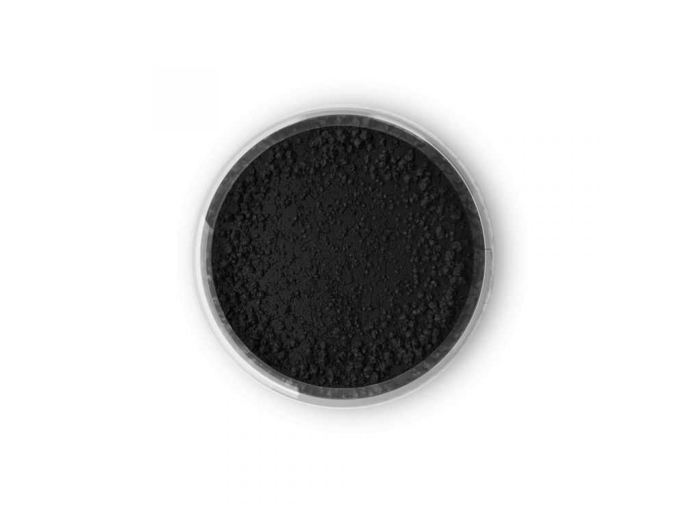 Barwnik spożywczy w proszku - Fractal Colors - Black, 1,5 g