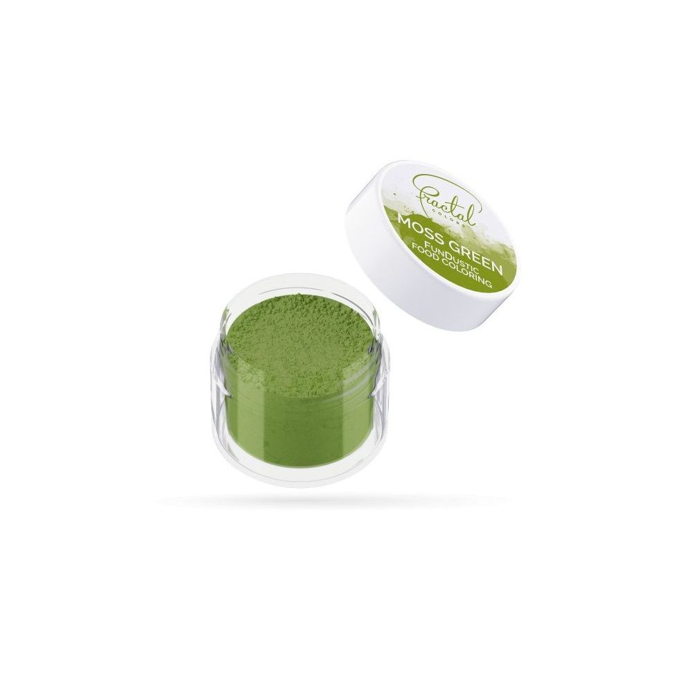 Barwnik spożywczy w proszku - Fractal Colors - Moss Green, 1,6 g