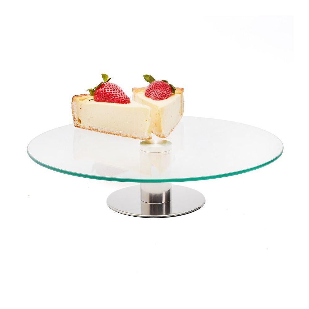 Glass cake stand - Tadar - round, 30 cm