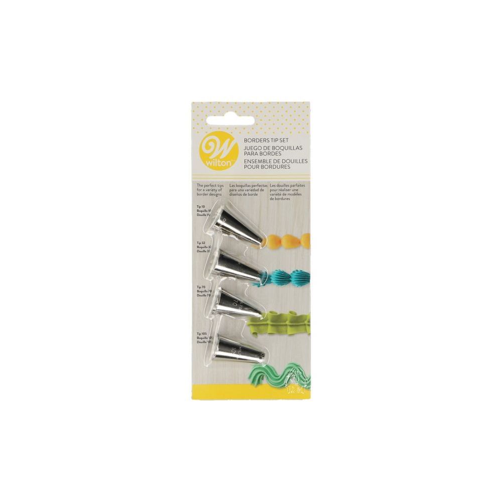 Decoration tips set - Wilton - 4 pcs