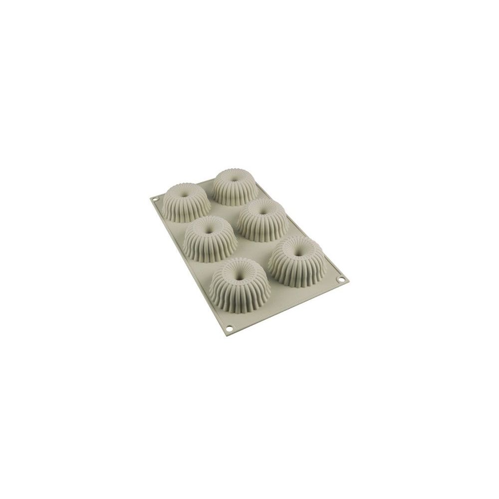 Silicone mold for monoportions - SilikoMart - Mini Raggio, 6 pcs.