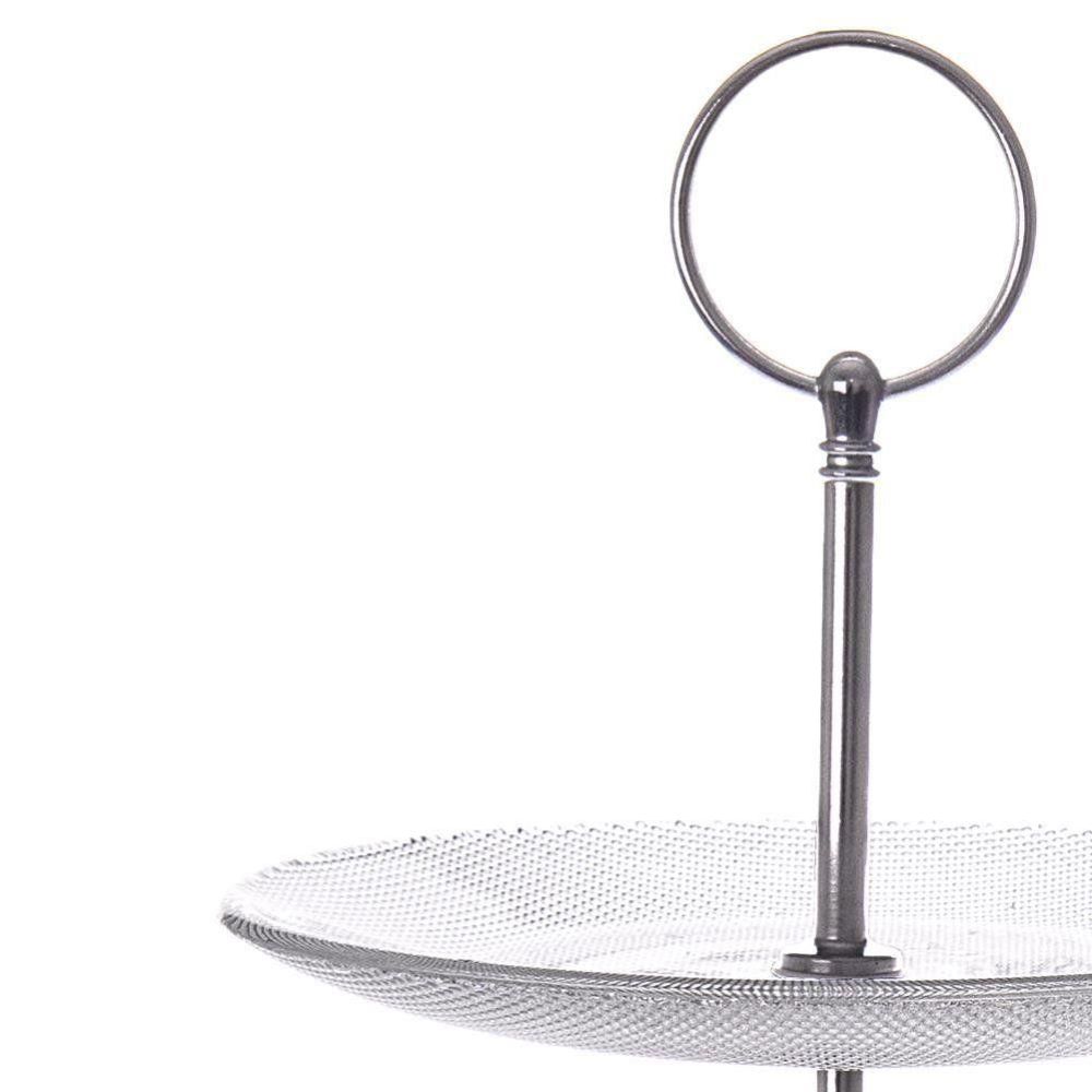 Cake stand, 3 Tier - Orion - glass, 33 cm