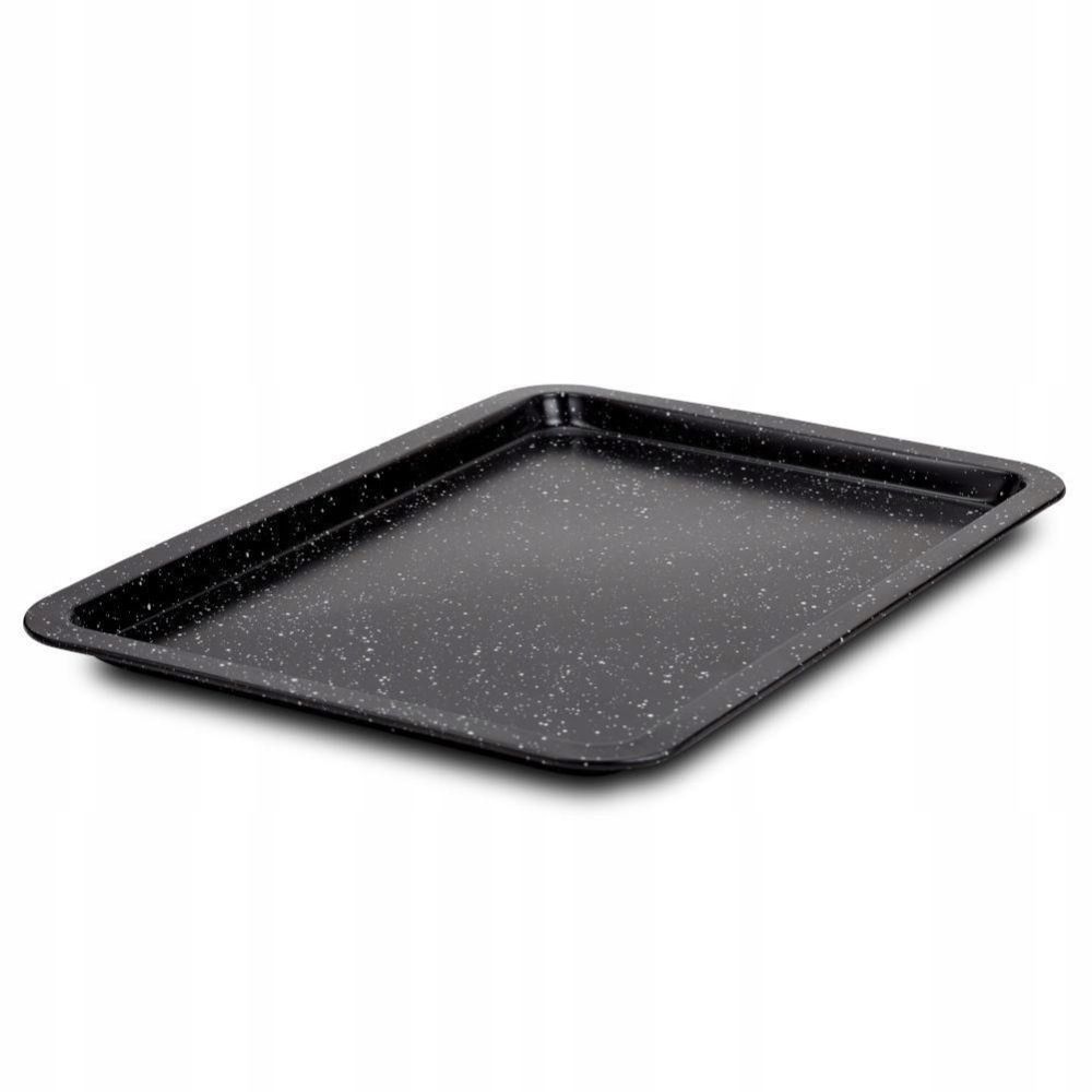Baking tray - Nava - low, granite, 48 x 33.5 cm