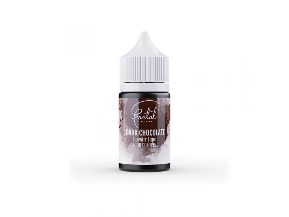 Liquid dye for airbrush, FlowAir - Fractal Colors - Dark Chocolate, 30 ml